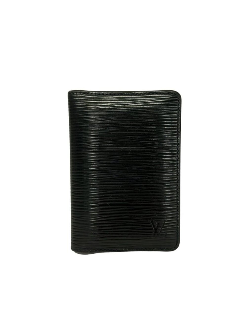 Louis Vuitton Card Case Epi Pocket Organizer Noir Leather